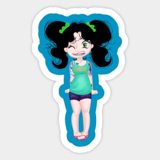 Pocket Summer Princess Sticker